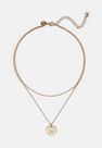Missguided - 2 Row Gold Disc Pendant Missguided - 2 Row Gold Disc Pendant