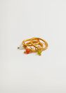 Mango - Gold Metal Ring Set, Women Mango - Gold Metal Ring Set, Women