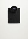 Mango - Black Slim fit Tailored cotton shirt Mango - Black Slim fit Tailored cotton shirt