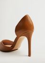 Mango - Medium Brown Asymmetric Stiletto Shoes Mango - Medium Brown Asymmetric Stiletto Shoes