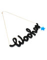 LITTLE MOOSE - Little Moose Chit Chat Woohoo Necklace LITTLE MOOSE - Little Moose Chit Chat Woohoo Necklace