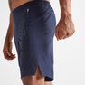 DOMYOS - Small FST 500 Cardio Fitness Shorts AOP, Black DOMYOS - Small FST 500 Cardio Fitness Shorts AOP, Black