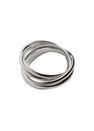 Mango - Silver Crossover Ring Mango - Silver Crossover Ring