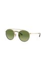 RAY-BAN - Gold Round Ray-Ban RB3647N ROUND DOUBLE BRIDGE RAY-BAN - Gold Round Ray-Ban RB3647N ROUND DOUBLE BRIDGE