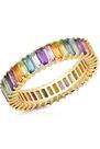 Missguided - Pastel Baguette Ring Pack Missguided - Pastel Baguette Ring Pack
