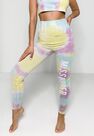 Missguided - Yellow Tie Dye Missguided Corset Detail Leggings Missguided - Yellow Tie Dye Missguided Corset Detail Leggings