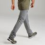 QUECHUA - W36 L34 Men's Modular Mountain Walking Trousers MH150, Charcoal Grey QUECHUA - W36 L34 Men's Modular Mountain Walking Trousers MH150, Charcoal Grey