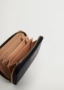 Mango - Black Saffiano-Effect Wallet, Women Mango - Black Saffiano-Effect Wallet, Women