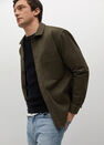 Mango - Khaki Chest-Pocket Cotton Overshirt Mango - Khaki Chest-Pocket Cotton Overshirt