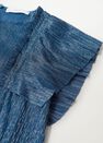 Mango - medium blue Metallic knit dress Mango - medium blue Metallic knit dress