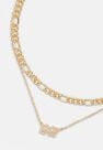 Missguided - Gold Look 1997 Gothic Year Necklaces 2 Pack, Women Missguided - Gold Look 1997 Gothic Year Necklaces 2 Pack, Women