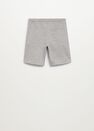 Mango - medium grey Organic cotton jogging Bermuda shorts Mango - medium grey Organic cotton jogging Bermuda shorts