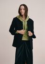Mango - black Draped satin skirt Mango - black Draped satin skirt