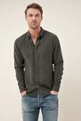 Salsa Jeans - Gray Slim fit shirt with microprint Salsa Jeans - Gray Slim fit shirt with microprint