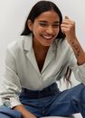 Mango - natural white Satin short shirt Mango - natural white Satin short shirt