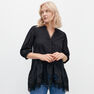 Reserved - Ladies’ Tunic With Lace Trimming - Black Reserved - Ladies’ Tunic With Lace Trimming - Black