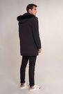 Salsa Jeans - Black Waterproof long jacket with removable faux fur Salsa Jeans - Black Waterproof long jacket with removable faux fur