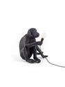 Seletti - Monkey Lamp Sitting Black Outdoor Seletti - Monkey Lamp Sitting Black Outdoor