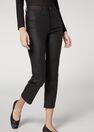 Calzedonia - BLACK Coated Effect Cigarette Jeans Calzedonia - BLACK Coated Effect Cigarette Jeans