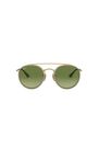 RAY-BAN - Gold Round Ray-Ban RB3647N ROUND DOUBLE BRIDGE RAY-BAN - Gold Round Ray-Ban RB3647N ROUND DOUBLE BRIDGE