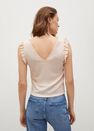 Mango - yellow Ruffled strap top, Women Mango - yellow Ruffled strap top, Women