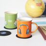 BALVI - Balvi Enjoy 312 ml Orange Ceramic Mug BALVI - Balvi Enjoy 312 ml Orange Ceramic Mug