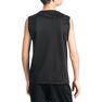 TARMAK - 14-15 Years Boys'/Girls' Beginner Sleeveless Basketball Jersey T100, Black TARMAK - 14-15 Years Boys'/Girls' Beginner Sleeveless Basketball Jersey T100, Black
