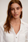 Mango - White Slim Fit Cotton Shirt Mango - White Slim Fit Cotton Shirt