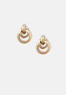 Missguided - Gold Look Oversized Knot Stud Earrings, Women Missguided - Gold Look Oversized Knot Stud Earrings, Women