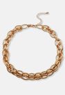 Missguided - Gold Look Interlinked Chain Necklace, Women Missguided - Gold Look Interlinked Chain Necklace, Women
