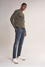 Salsa Jeans - Grey Andy slim jeans with wear on back pocket Salsa Jeans - Grey Andy slim jeans with wear on back pocket