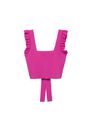 Mango - bright pink Ruffled strap top, Women Mango - bright pink Ruffled strap top, Women