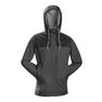 FORCLAZ - Extra Large Women's 3 in 1 trekking travel jacket TRAVEL 100, Carbon Grey FORCLAZ - Extra Large Women's 3 in 1 trekking travel jacket TRAVEL 100, Carbon Grey