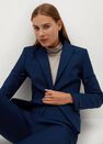 Mango - Navy Structured Suit Blazer Mango - Navy Structured Suit Blazer