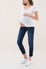 Salsa Jeans - Blue Hope capri maternity jeans in dark denim Salsa Jeans - Blue Hope capri maternity jeans in dark denim