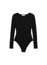 Mango - black Long-sleeved ribbed bodysuit Mango - black Long-sleeved ribbed bodysuit