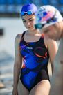 NABAIJI - L/XL Kamiye PLUM women's chlorine resistant one-piece swimsuit, Black NABAIJI - L/XL Kamiye PLUM women's chlorine resistant one-piece swimsuit, Black
