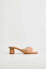 Mango - lt-pastel orange Quilted heeled sandals Mango - lt-pastel orange Quilted heeled sandals