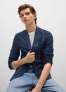 Mango - medium brown 100% linen slim fit blazer Mango - medium brown 100% linen slim fit blazer