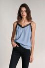 Salsa Jeans - Blue Top with lace Salsa Jeans - Blue Top with lace
