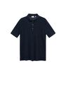 Mango - navy Slim fit 100% linen polo shirt Mango - navy Slim fit 100% linen polo shirt