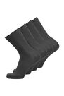 SOCKS - Black High Socks 4-Packs, Men SOCKS - Black High Socks 4-Packs, Men