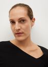 Mango - Black Asymmetric Knit Sweater Mango - Black Asymmetric Knit Sweater
