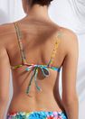 Calzedonia - FLORAL BLUE Padded Push-Up Bikini Top Honolulu Calzedonia - FLORAL BLUE Padded Push-Up Bikini Top Honolulu