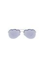 MIU MIU - Silver Irregular Miu Miu MU 56US MIU MIU - Silver Irregular Miu Miu MU 56US