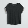 Reserved - Black Blouse with Spectacular Sleeves, Women Reserved - Black Blouse with Spectacular Sleeves, Women