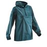 QUECHUA - 2XS/XS Women's NH100 Country Walking Raincoat, Dark Petrol Blue QUECHUA - 2XS/XS Women's NH100 Country Walking Raincoat, Dark Petrol Blue