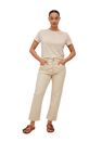Mango - lt pastel brown 100% linen t-shirt, Women Mango - lt pastel brown 100% linen t-shirt, Women