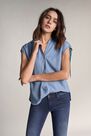 Salsa Jeans - Blue Tunic shirt with drawstring Salsa Jeans - Blue Tunic shirt with drawstring