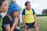 OFFLOAD - Extra Small Full H 100 Kids' Rugby Scrum Cap, Electric Blue OFFLOAD - Extra Small Full H 100 Kids' Rugby Scrum Cap, Electric Blue